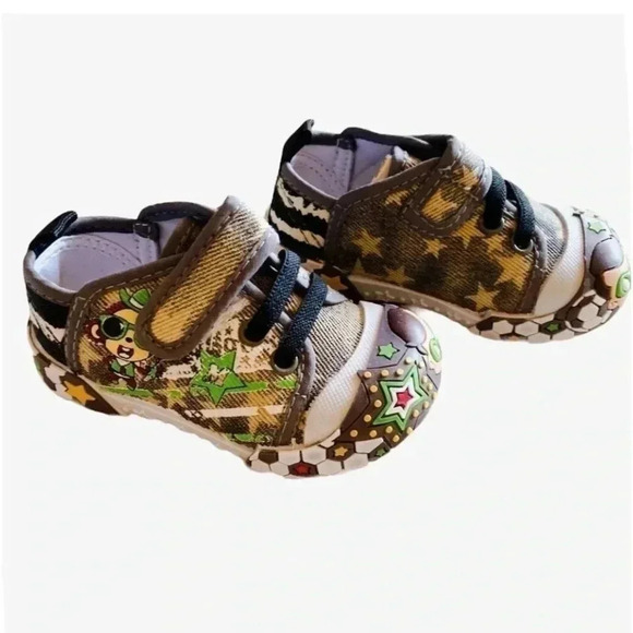 Chulis Footwear Gray Ruby Kids Sneaker  Size: Infant  3 - Picture 3 of 10